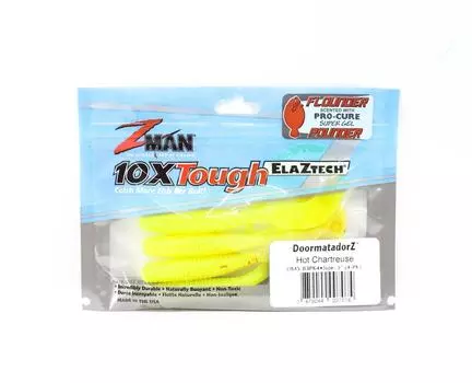 Мягкая приманка Zman DoormatadorZ 5 дюймов 4 шт. в упаковке, горячая карта (7074)