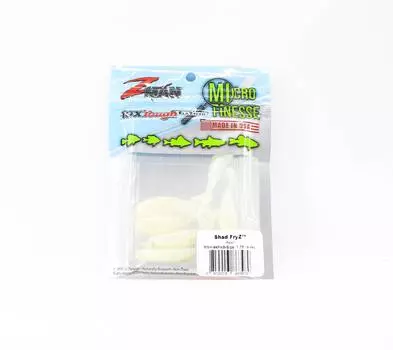 Мягкая приманка Zman Shad FryZ 1,75 дюйма, 8 шт. в упаковке, жемчуг (3970)