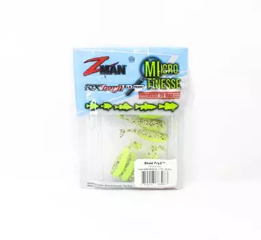 Мягкая приманка Zman Shad FryZ 1,75 дюйма, 8 шт. в упаковке, Space Guppy (3963)