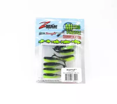 Мягкая приманка Zman Shad FryZ 1,75 дюйма, 8 шт. в упаковке, Шмель (4014)