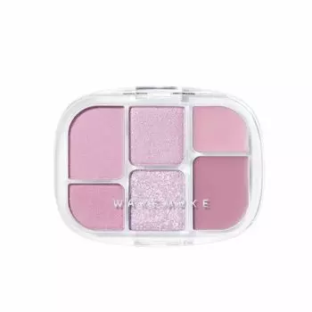 Мягкая прозрачная мультипалетка Lavender Olive Young Korean Cosmetics Eye Shadow Cheek Highlight 6 цветов [WAKEMAKE Official] (03 Удовольствие)