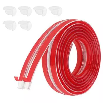 Мягкая прозрачная защитная полоса для острых углов мебели сферического типа, угол против столкновений, мягкий детский бампер