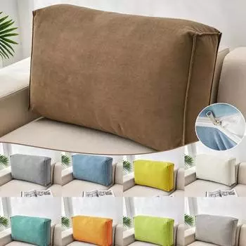 Мягкая прямоугольная подушка для спинки дивана для дома, кровати, татами и офисного кресла, съемная для чистки Cojines Decorativos 60x12x45cm