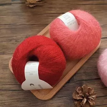 Мягкая пряжа для вязания крючком, приятная для кожи, пряжа для шарфа, шитье жёлтый