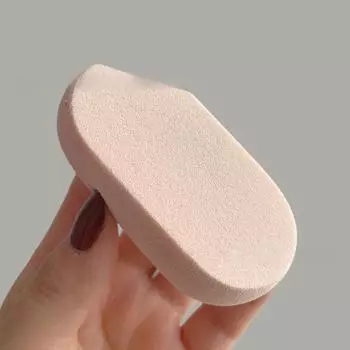 Мягкая пуховка для макияжа Tofu Block NBR Oil-Stick Powder Puff — неабразивная, легко наносится with storage box