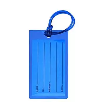 Мягкая ПВХ дорожная багажная бирка для самолета, цветная силиконовая бирка для чемодана, аксессуары, сумка, бирка с именем, чехол для карты белый