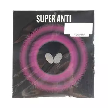 Мягкая резина для настольного тенниса Butterfly Super Anti 05030 Красная тонкая