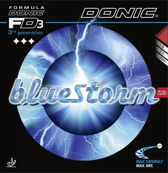 Мягкая резина для настольного тенниса DONIC, синяя, Storm Z1 AL086, красная (А.А.) 2,1