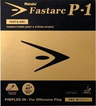 Мягкая резина для настольного тенниса Nittaku Fastaku Tension Series, красная, толстая P-1 NR-8719