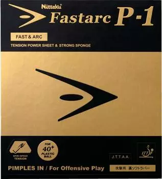 Мягкая резина для настольного тенниса Nittaku Fastaku Tension Series, черная, очень толстая P-1 NR-8719