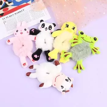 Мягкая резинка для волос в виде лягушки, кролика, панды, резинки для волос, держатель для хвоста