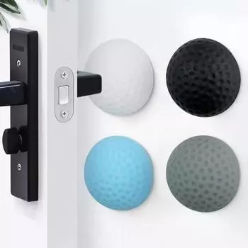 Мягкая резиновая прокладка для защиты стены, самоклеящиеся дверные стопоры, наклейки на дверные крылья, дверные упоры белый