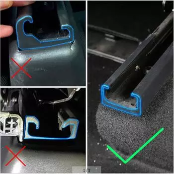 Мягкая резиновая защита направляющей заднего сиденья для Tesla Model 3 Model Y 2025 Аксессуары для салона автомобиля для Tesla