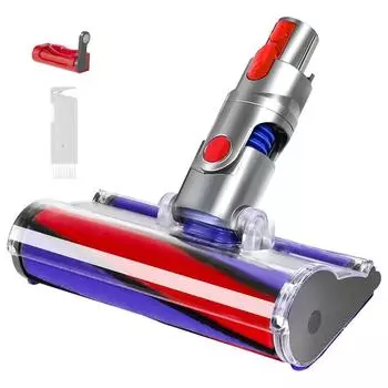 Мягкая роликовая насадка для пылесоса Dyson V7 V8 V10 V11 V15, сменная насадка для твердого пола