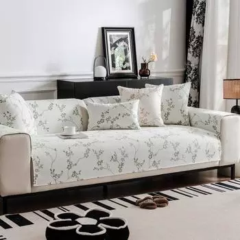 Мягкая роскошная подушка для дивана в стиле ретро, простая современная универсальная нескользящая синельная спинка на четыре сезона, тканевый чехол 70*70cm