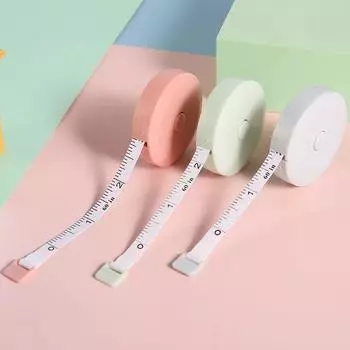 Мягкая рулетка 1,5 м/60 дюймов, двойная шкала, линейка для шитья тела, гибкая линейка для похудения, измерения тела, шитья, портного, ремесла