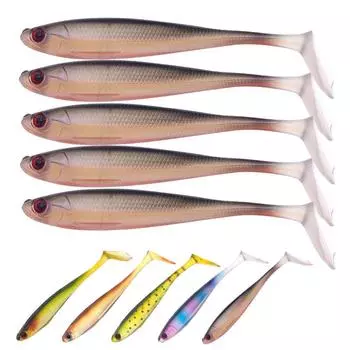 Мягкая рыболовная приманка 9,5 см/5,8 г утиная лапка T-Tail Bionic Fish Bait Single