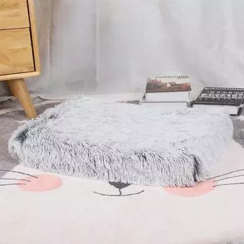 Мягкая съемная и моющаяся квадратная губчатая подложка для собачьей и кошачьей будки для домашних животных на все времена года M50*40*5CM