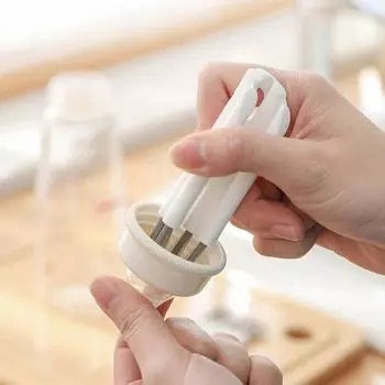 Мягкая щетина щетка для чистки бытовая воздушная подушечка расческа новая щетка для крышки чашки белый