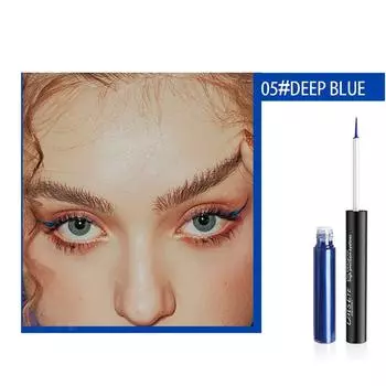 Мягкая щетинная кисточка 24 часа водостойкая тонкая подводка для глаз жидкая цветная подводка для глаз