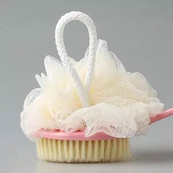 Мягкая щетка для тела, отшелушивающая щетка для душа, длинная ручка, щетка для чистки зелёный