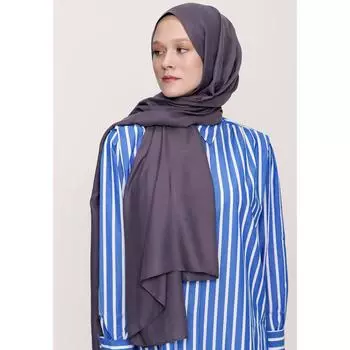 Мягкая шаль Miray Plain копченая