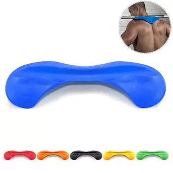 Мягкая штанга, поддержка плеч, тяжелая атлетика, приседания, защита шеи, подушка для рук, аксессуары для фитнеса красный