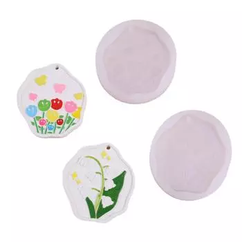 Мягкая силиконовая форма для изготовления ароматических подвесных мыл и декоративных изделий для автомобиля. Гипсовая штукатурка. Эпоксидная смола. Форма. A