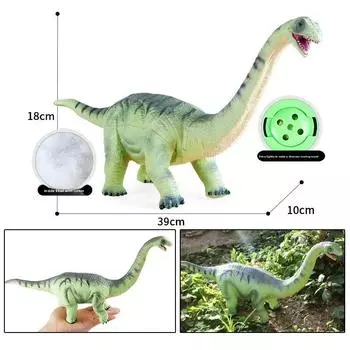 Мягкая силиконовая модель динозавра для детей, коллекционная, забавная, развивающая игра, подарок Style A