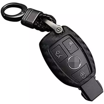 Мягкая силиконовая резина из углеродного волокна, текстурированная защитная крышка для Mercedes-Benz, брелок для ключей от автомобиля, чехол для Mercedes ACES Class GLK CLA GLA GLC GLE CLS S 14x9x3cm