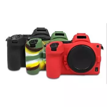 Мягкая силиконовая резиновая сумка для Nikon Z6 Z7, защитный чехол для камеры, резиновая крышка, сумка красный