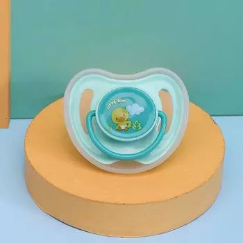 Мягкая силиконовая соска для домашних животных, жевательная игрушка в виде щенка, милая соска для сна для собак и кошек зелёный