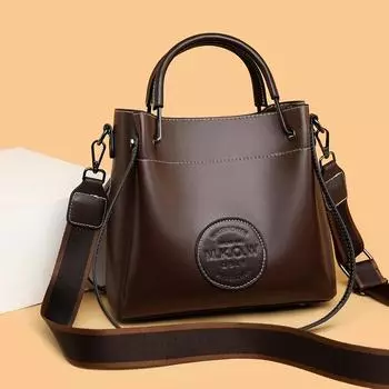 Мягкая сумка через плечо из искусственной кожи для женщин, многослойная сумка через плечо, высококачественные многослойные женственные женские дизайнерские сумки класса люкс