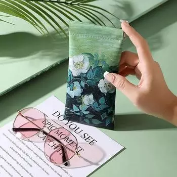 Мягкая сумка для очков из искусственной кожи, чехол для хранения солнцезащитных очков, чехол для очков для чтения, сумка для хранения, защитный чехол для очков A7