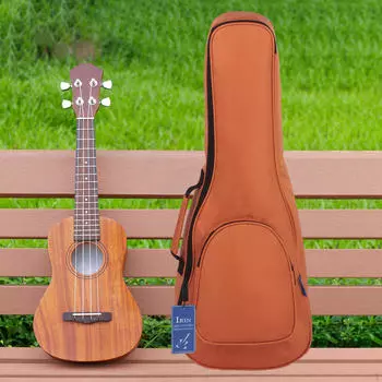 Мягкая сумка для укулеле, рюкзак на два плеча, симпатичный, портативный, утолщенный, Gig