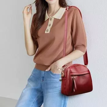 Мягкая сумка-мешок, модная универсальная корейская версия, повседневная, темпераментная сумка, большая вместимость, дорожная сумка через плечо на одно плечо легкие хаки