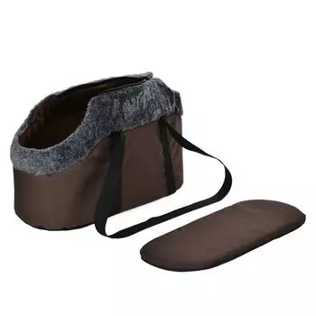 Мягкая сумка-переноска для собак, рюкзак для кошек, дорожные сумки для маленьких и средних собак, кошек, теплые флисовые принадлежности для щенков и чихуахуа S