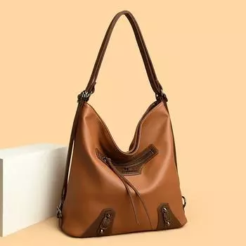 Мягкая сумка Pitot, большая вместительная сумка для женщин, новый универсальный и высококачественный нишевый рюкзак для поездок на работу на одно плечо с наклонным креплением