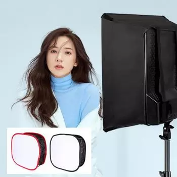 Мягкая светодиодная тканевая крышка с креплением, дизайн ленты, простая установка, рассеиватель, мягкий носок лампы красный