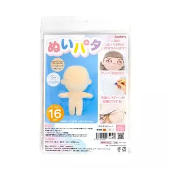 Мягкая ткань Patta 16 см, бледно-оранжевая, с напечатанным на ней рисунком в виде плюшевого животного