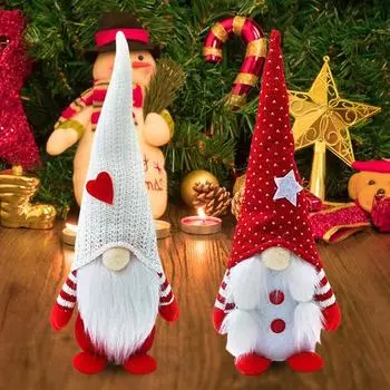 Мягкая тканевая безликая кукла, реалистично выглядящая, изысканная, рождественская, лесная, старик, день святого Валентина красный