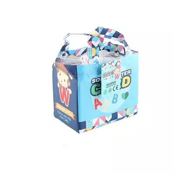 Мягкая тканевая книга для малышей, алфавит, животные, разрываемая тканевая книга, игрушки для раннего обучения One Size