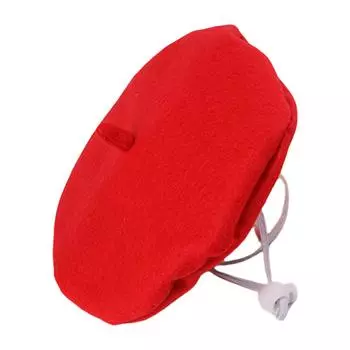 Мягкая тканевая шляпа-берет для домашних животных для кошек и маленьких собак. Идеально подходит для фотосессий и вечеринок. S красный