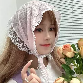 Мягкая треугольная повязка для волос, повязка на голову, кружевная повязка для волос, Photograh