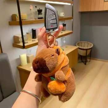 Мягкая трясущаяся звучащая игрушка хурма мультяшная кукла брелок смешной плюшевый кулон в виде животного для детей Style3