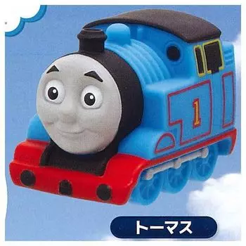 Мягкая виниловая коллекция паровозика Томаса Gacha Gacha Capsule Toy [1.Thomas] (один предмет)