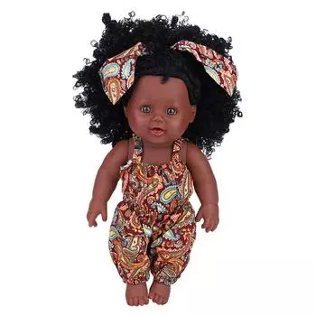 Мягкая виниловая кукла-младенец с одеждой для сна новорожденного, игрушка для ванны (Желтый цветочный комбинезон)