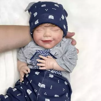 Мягкая виниловая кукла реборн 18 дюймов апрель милые куклы реборн реалистичные игрушки для детского подарка