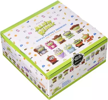 Мягкая виниловая кукла-талисман Alien Remix, коробка из 10 шт.