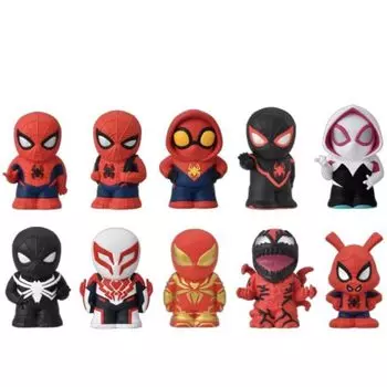 Мягкая виниловая кукла-талисман Человек-паук, коробка из 10 штук